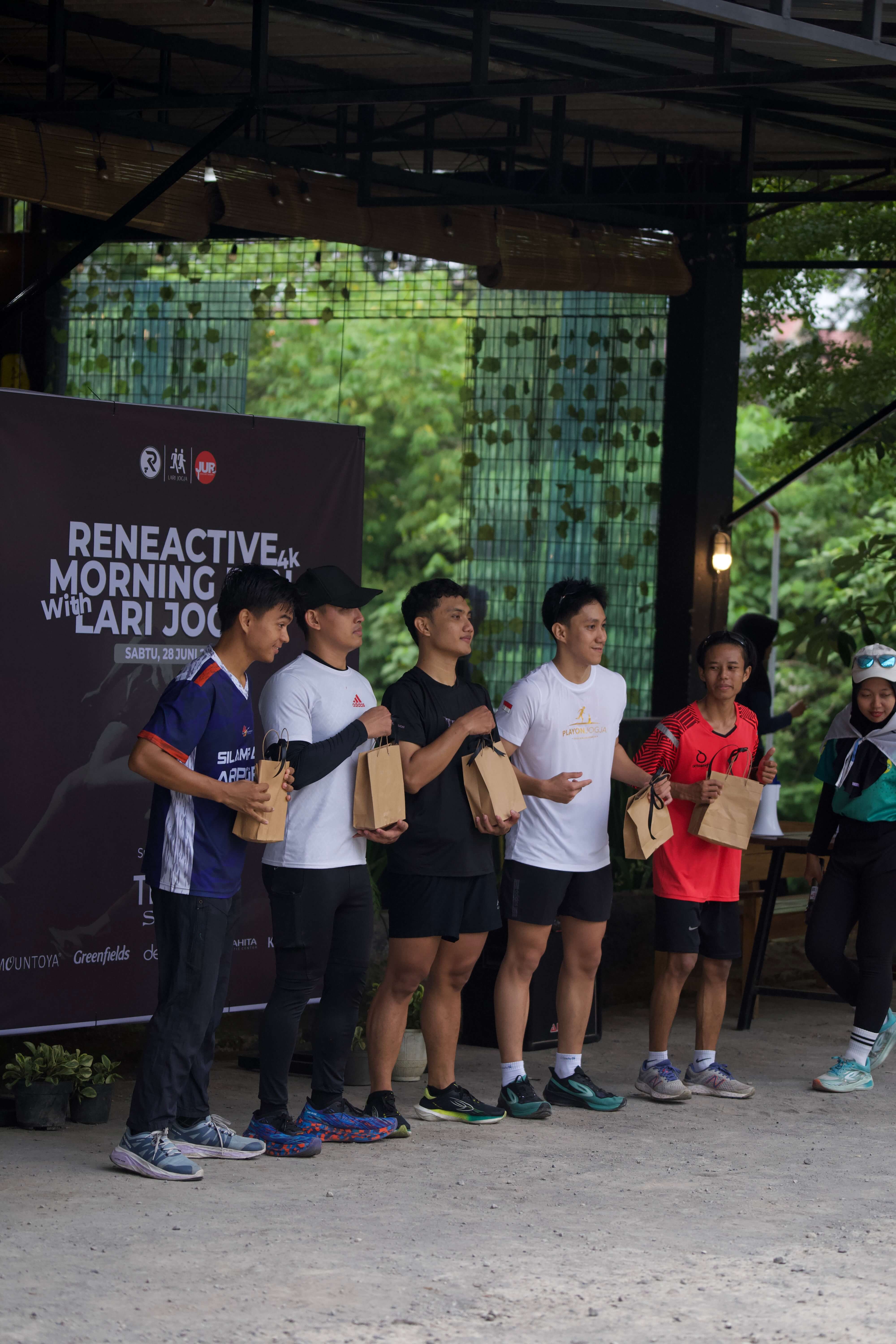 RENEACTIVE post-run gathering